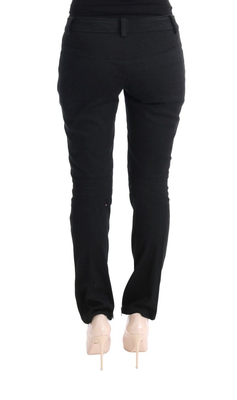 Ermanno Scervino Schicke schwarze Slim Fit-Hose