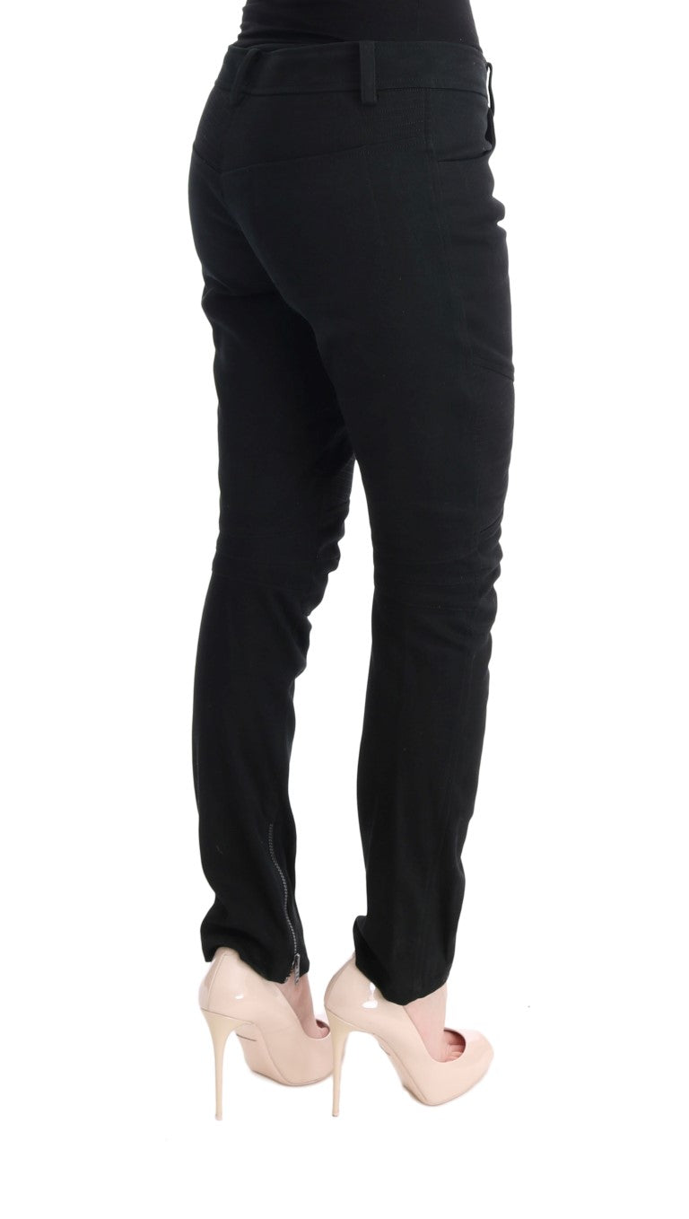 Ermanno Scervino Schicke schwarze Slim Fit-Hose