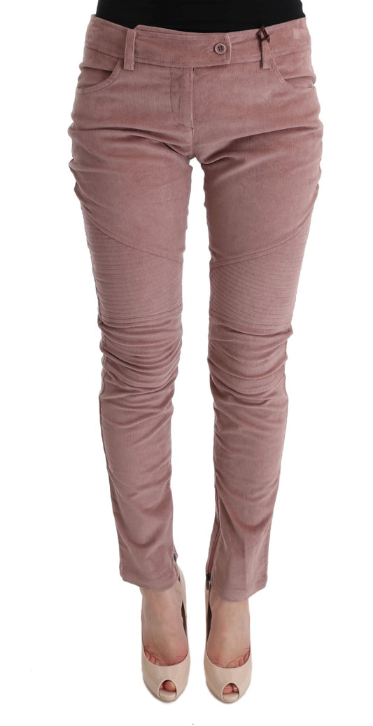 Ermanno Scervino Schicke rosa Capri-Hose in Kurzform