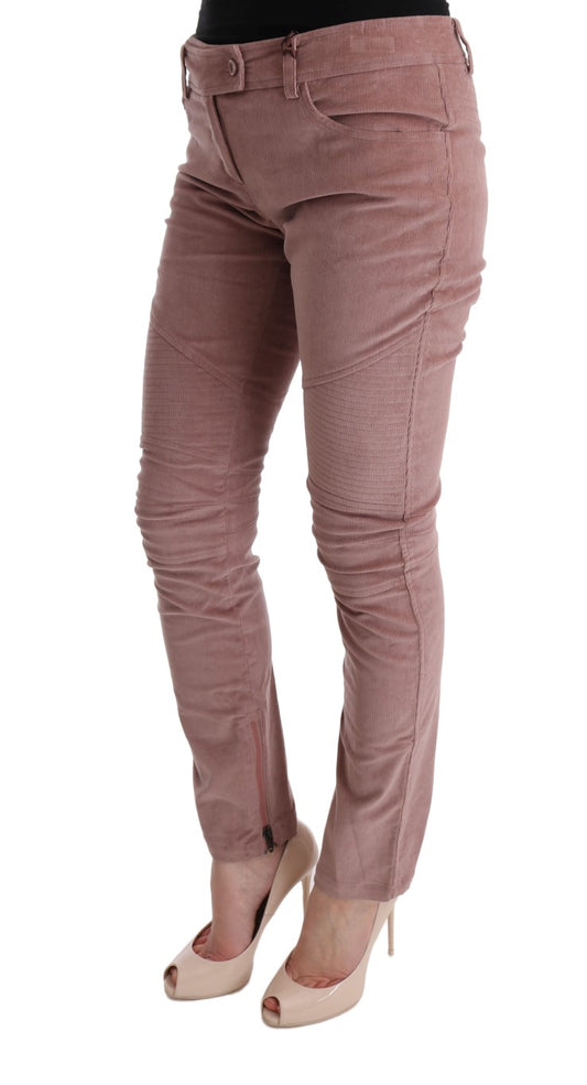 Ermanno Scervino Schicke rosa Capri-Hose in Kurzform