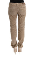 Bild in Galerie-Betrachter laden, Ermanno Scervino Beige Regular Fit Luxe-Hose
