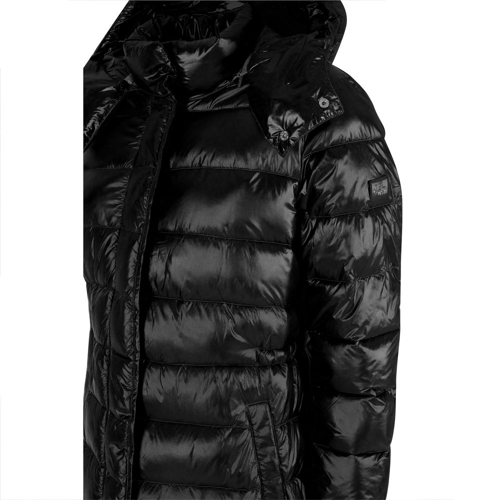 Yes Zee Schwarze Polyamid Damen Jacke