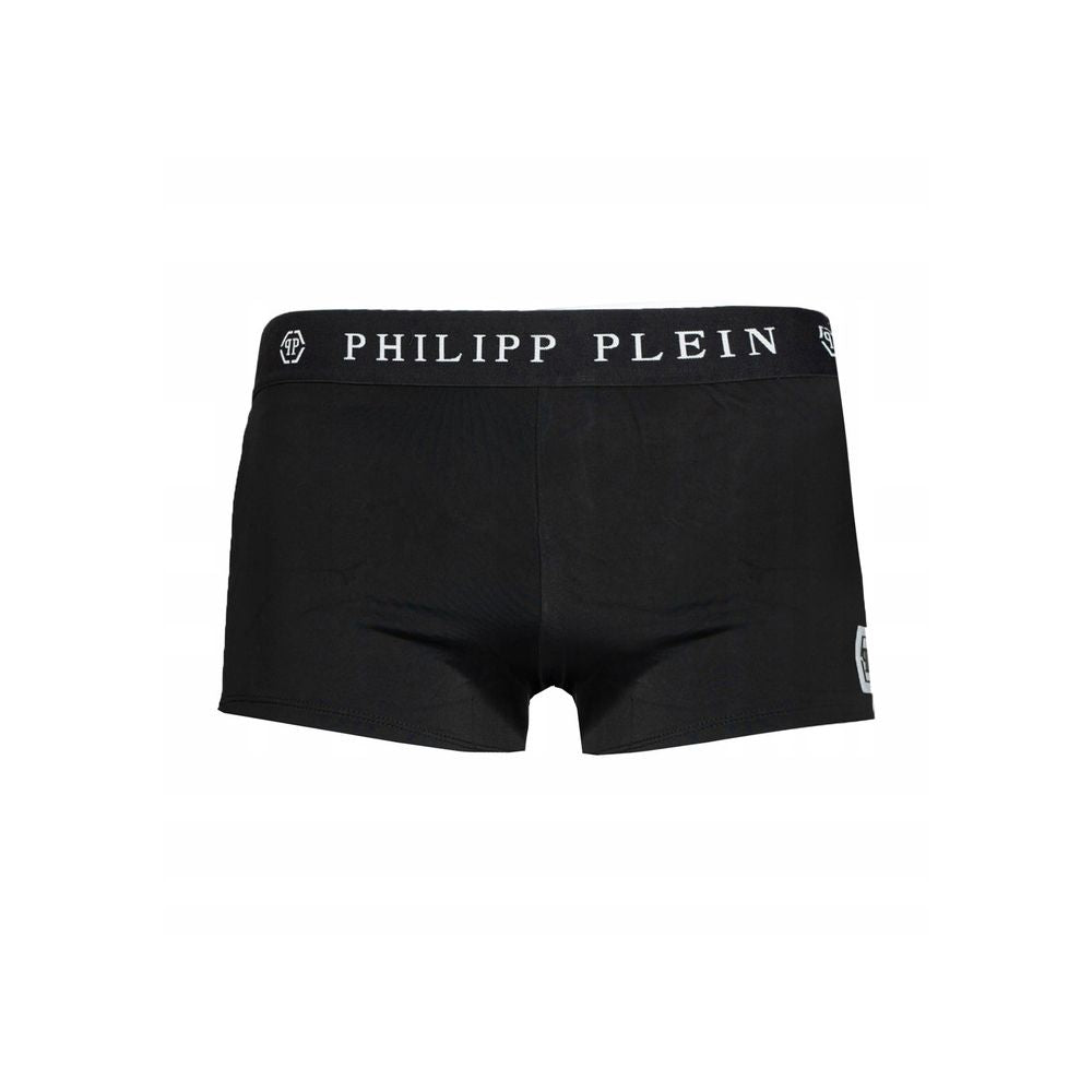 Philipp Plein Schwarz Polyamid Herren-Badebekleidung