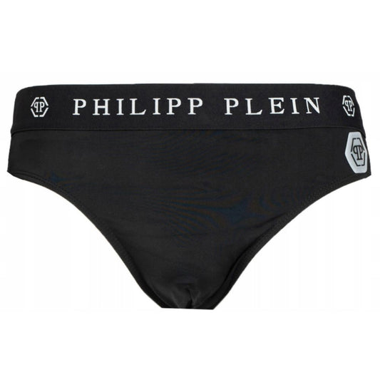 Philipp Plein Schwarz Polyamid Herren Bademode