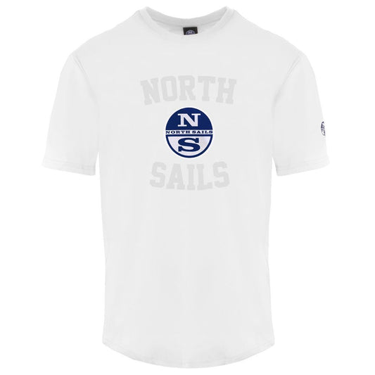 North Sails Plain T-shirt with crew neck and front print