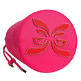 Load image into Gallery viewer, Ungaro fuchsia leather bucket bag with contrasting logo
