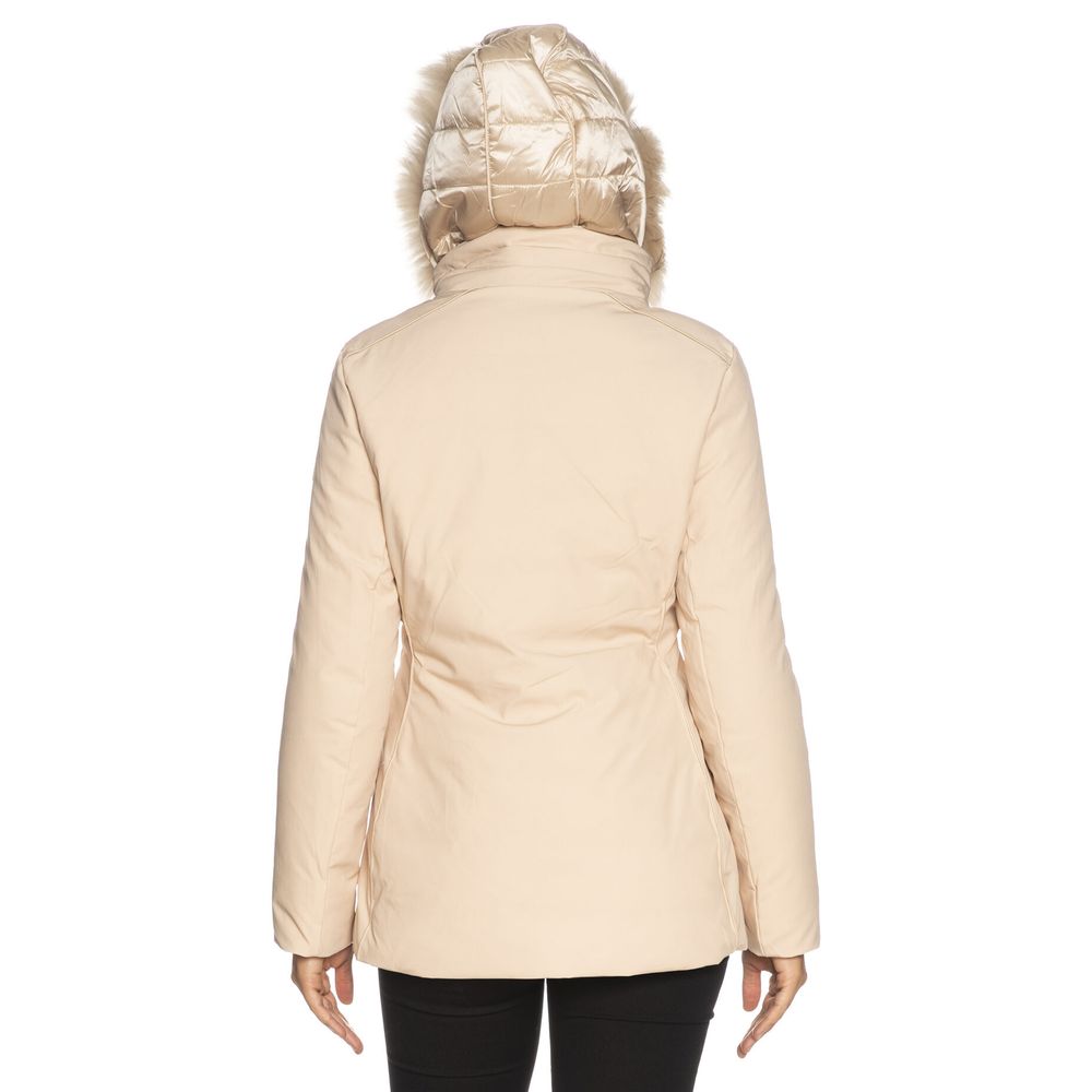 Yes Zee Beige Polyamid Damen Jacke