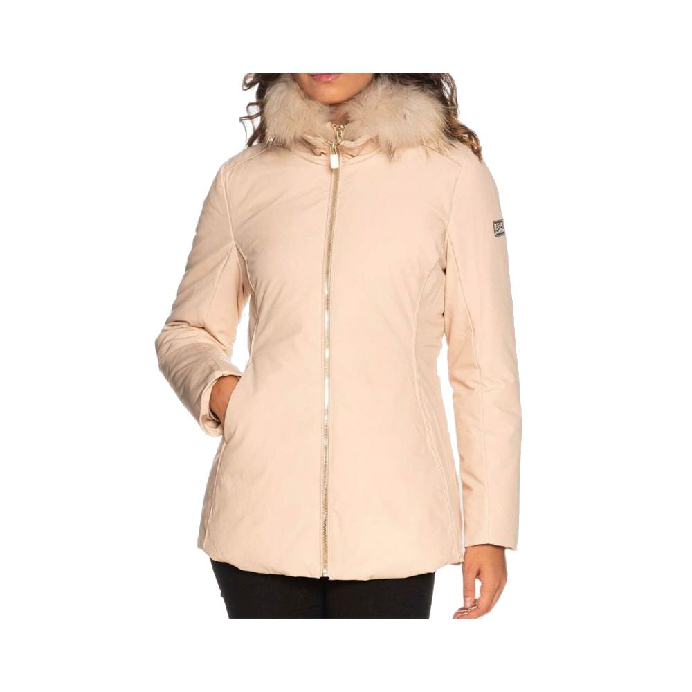 Yes Zee Beige Polyamid Damen Jacke