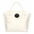 Load image into Gallery viewer, Plein Sport Chic white polyethylene handbag with magnetic closure
