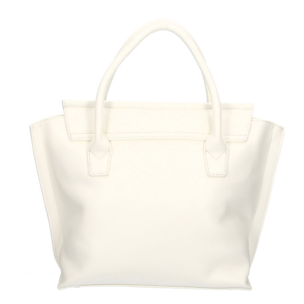 Plein Sport Chic white polyethylene handbag with magnetic closure