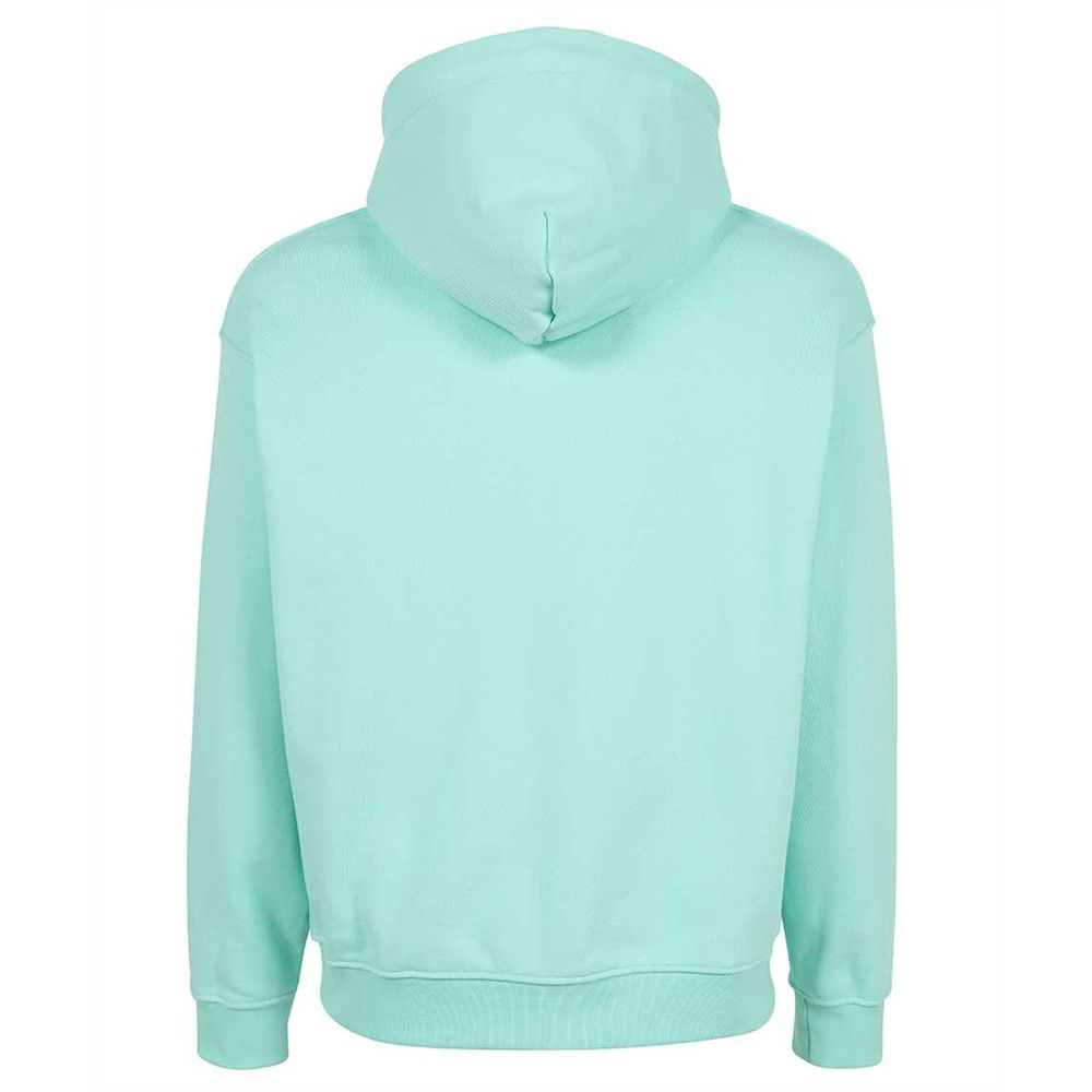 Pharmacy Industry Elegantes grünes Sweatshirt mit Kapuze und Reißverschluss