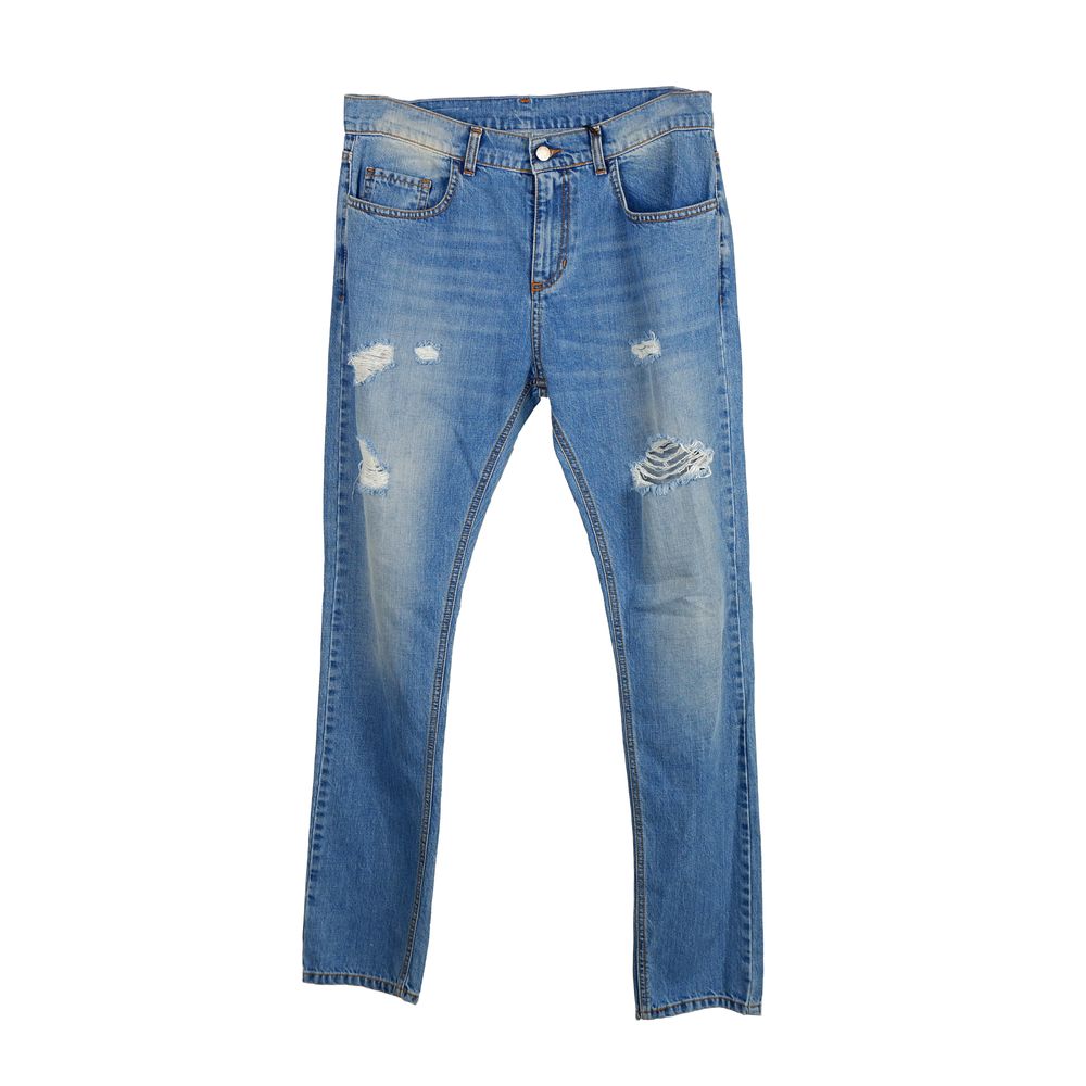 Comme Des Fuckdown Blaue Baumwolle Männer Jeans