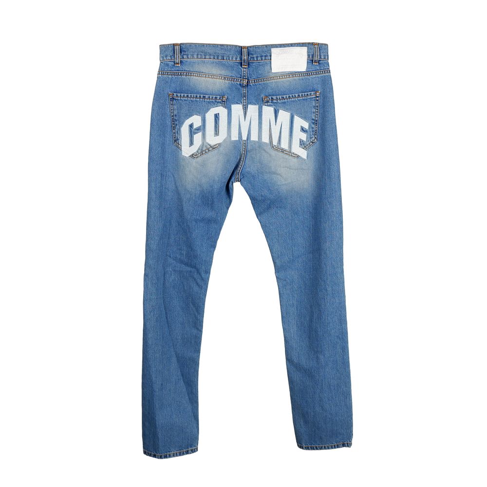 Comme Des Fuckdown Blaue Baumwolle Männer Jeans