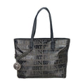 Load image into Gallery viewer, Plein Sport Elegant black shopper bag with logo print and cross strap
