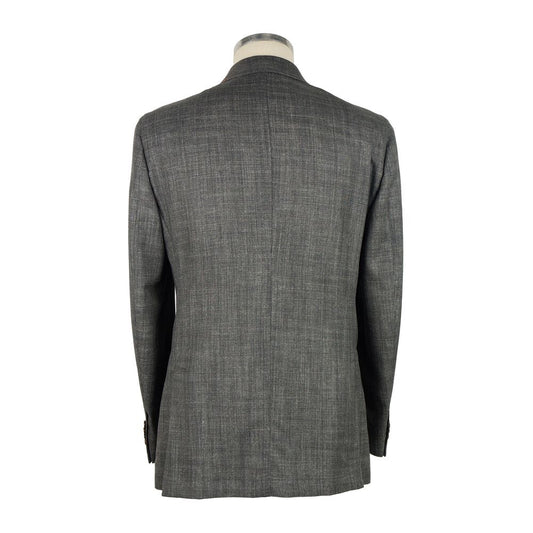 Emilio Romanelli Elegant summer jacket made of wool and linen for men