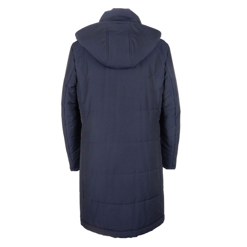 Made in Italy Elegant men's raincoat made of Italian wool blend