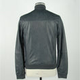 Load image into Gallery viewer, Emilio Romanelli Elegant Blue Leather Jacket for Men
