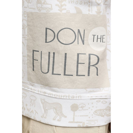 Don The Fuller Weißer Baumwollpullover für Männer