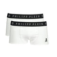 Load image into Gallery viewer, Philipp Plein Pristine White Logo Band Boxer Shorts - Twin Pack
