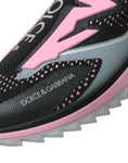 Load image into Gallery viewer, Dolce & Gabbana Schwarz Rosa Slip On Sorrento Sneakers Schuhe
