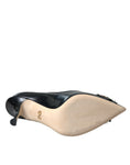 Load image into Gallery viewer, Dolce & Gabbana Schwarz Leder WOW Patch Heels Pumps Schuhe
