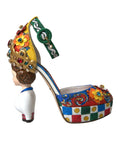 Load image into Gallery viewer, Dolce & Gabbana Multicolor Carretto verschönerte Sandalen Schuhe
