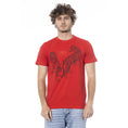 Load image into Gallery viewer, Cavalli Class Rotes Baumwolle Männer T-Shirt
