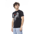 Load image into Gallery viewer, Cavalli Class Schwarzes Baumwolle Männer T-Shirt
