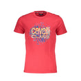 Resmi galeri görüntüleyiciye yükleyin, Cavalli Class T-Shirt aus roter Baumwolle
