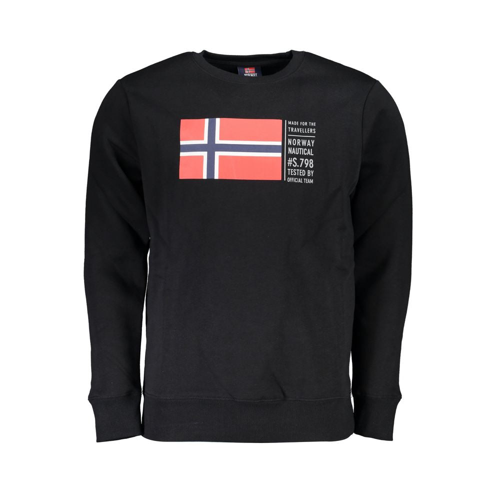 Norway 1963 Schwarzer Baumwollpullover