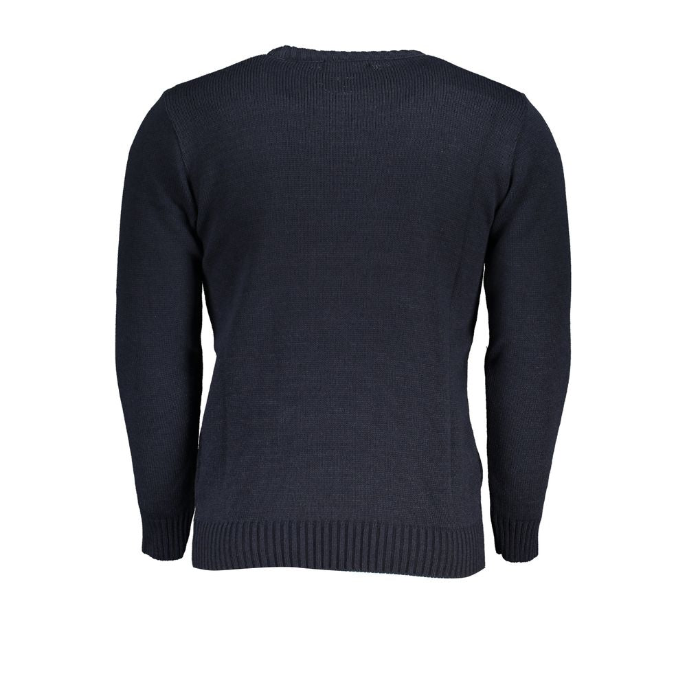 U.S. Grand Polo Blauer Pullover aus Acryl