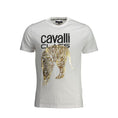 Resmi galeri görüntüleyiciye yükleyin, Cavalli Class T-Shirt aus weißer Baumwolle
