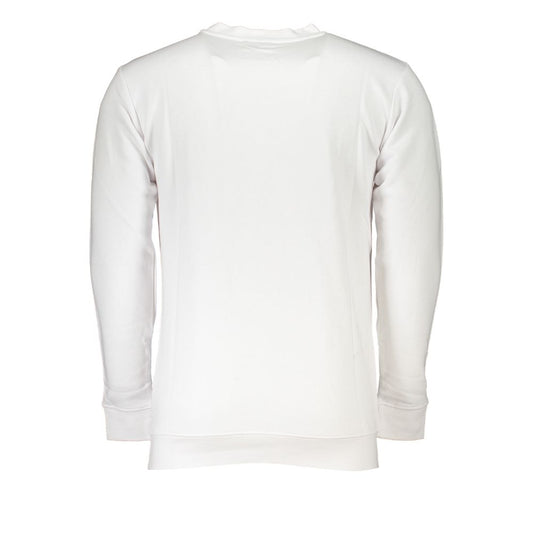 Cavalli Class Weißer Baumwollpullover