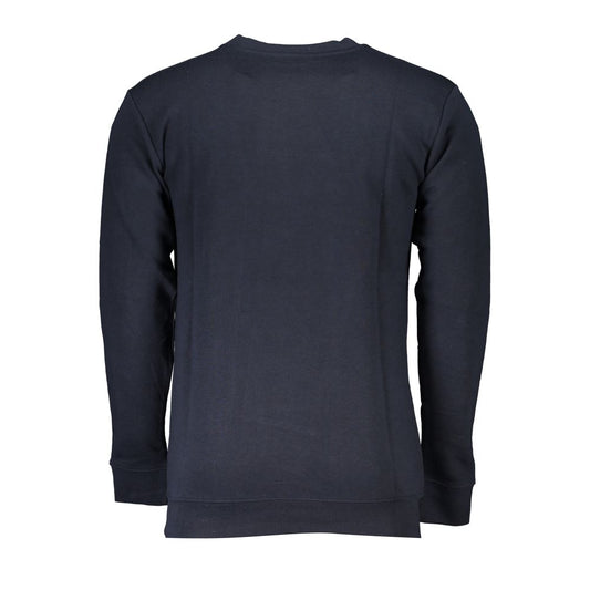 Cavalli Class Blauer Baumwollpullover