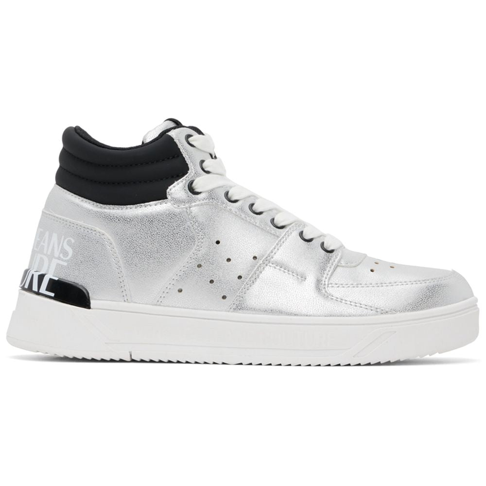 Versace Jeans Graue Polyethylen-Sneaker