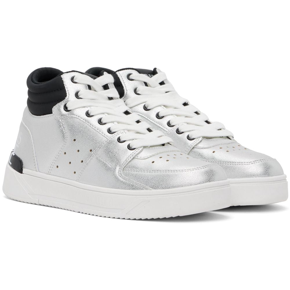 Versace Jeans Graue Polyethylen-Sneaker