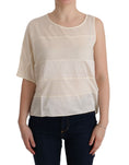 Load image into Gallery viewer, Costume National Beige Sleeveless Modal Top - Elevated Basics
