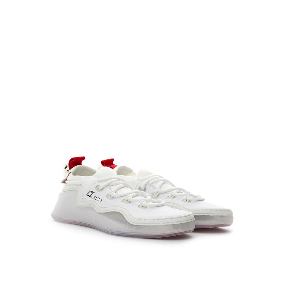 Christian Louboutin Weißes Leder Sneaker