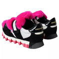 Load image into Gallery viewer, Dolce & Gabbana Schwarz Rosa Neopren Stretch Hai Turnschuhe Schuhe
