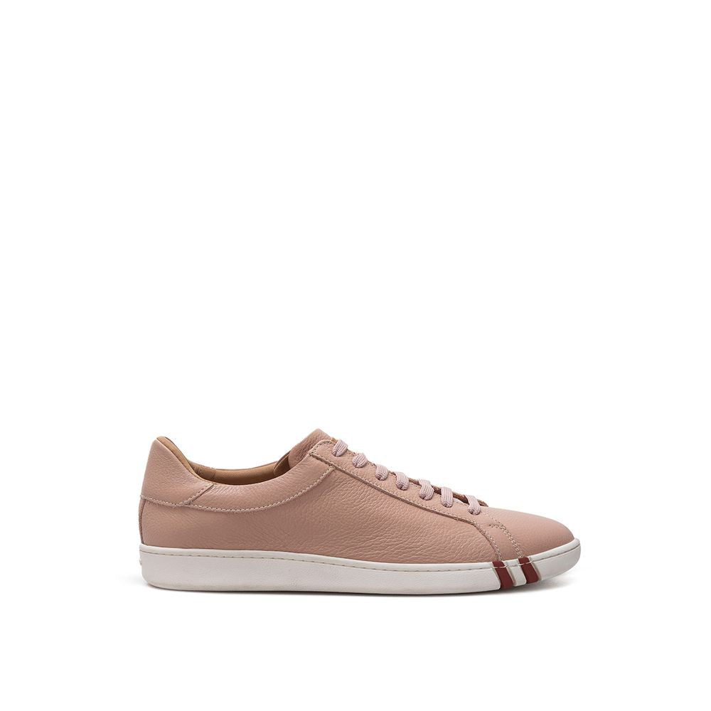 Bally Rosa Leder Sneaker