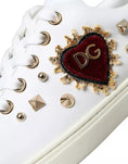 Load image into Gallery viewer, Dolce & Gabbana Weiß Portofino Sacred Heart Turnschuhe Frauen Schuhe
