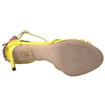 Load image into Gallery viewer, Dolce & Gabbana Gelbe Schmetterling Applique Sandalen Schuhe
