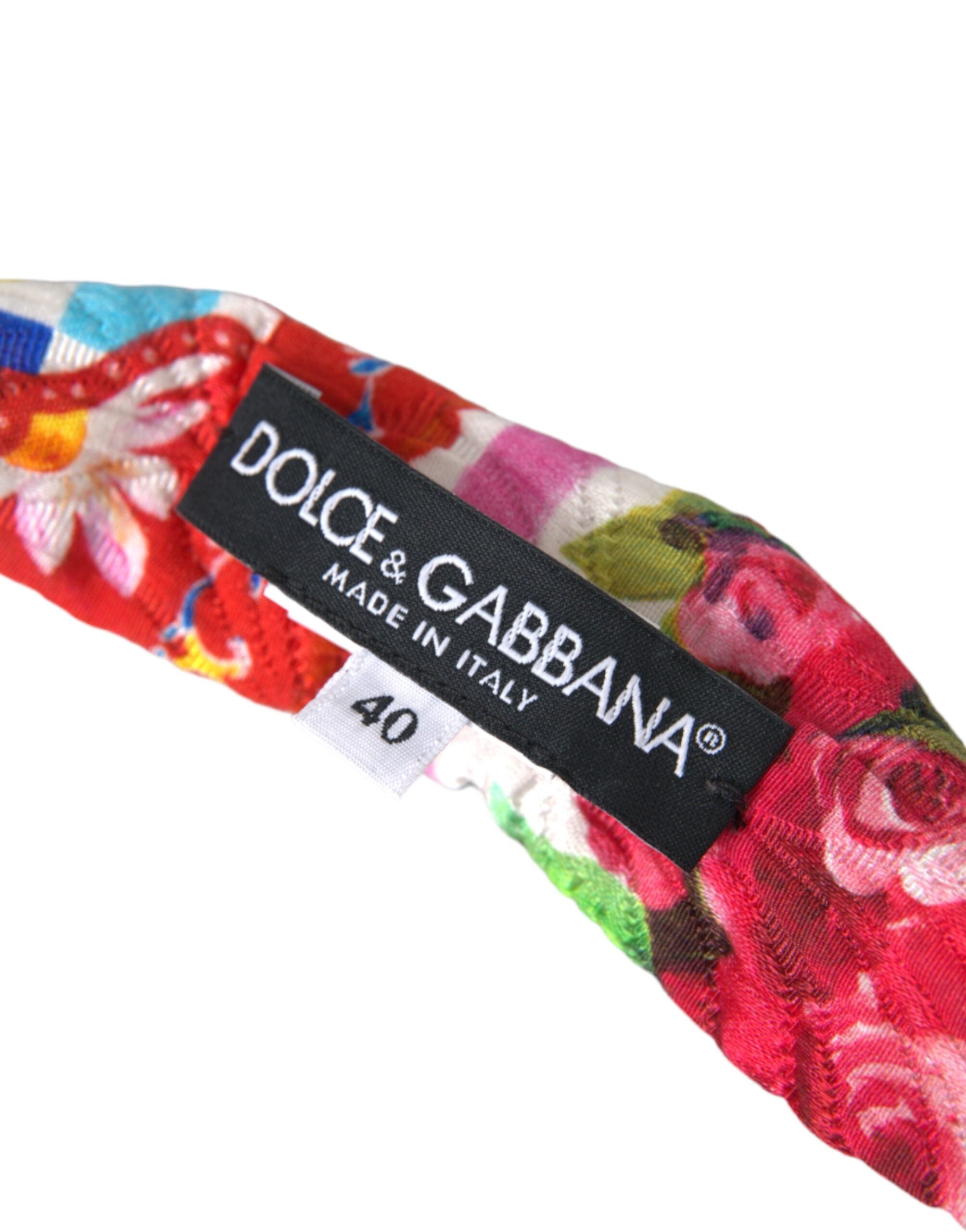 Dolce & Gabbana Mehrfarbiger Carretto Print Taillengürtel