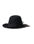 Load image into Gallery viewer, Dolce & Gabbana Schwarz verschönert Fedora breite Krempe Hut Männer
