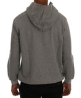 Load image into Gallery viewer, Daniele Alessandrini Refined hooded sweater in gray cotton
