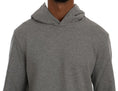 Load image into Gallery viewer, Daniele Alessandrini Refined hooded sweater in gray cotton
