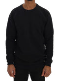 Load image into Gallery viewer, Daniele Alessandrini Chic dark blue cotton sweater with round neck
