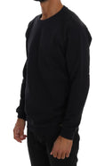 Load image into Gallery viewer, Daniele Alessandrini Chic dark blue cotton sweater with round neck
