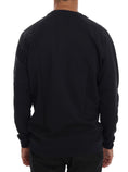 Load image into Gallery viewer, Daniele Alessandrini Chic dark blue cotton sweater with round neck
