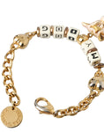 Bild in Galerie-Betrachter laden, Dolce & Gabbana Gold-Ton Messing Kette MY DOG Herz-Armband
